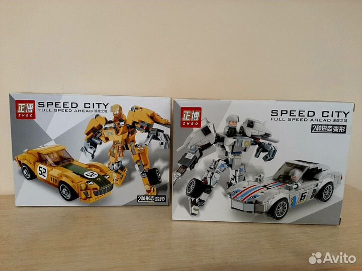 Конструктор спорткар трансформер 2в1