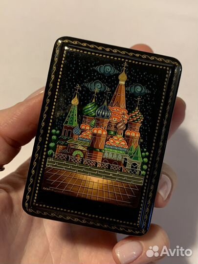 Шкатулка Москва храм Василия блаженного