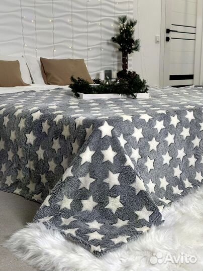 Плед мягкий новый