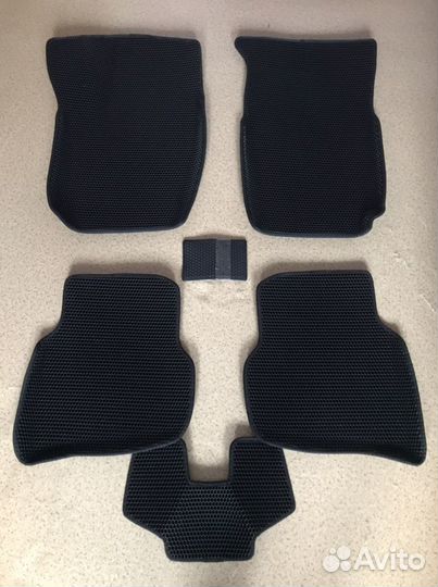 Коврики EVA 3D с бортами для Volkswagen Polo Sedan