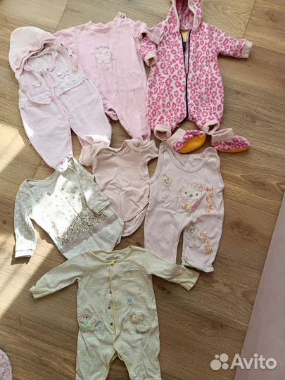 Вещи на девочку 3 мес