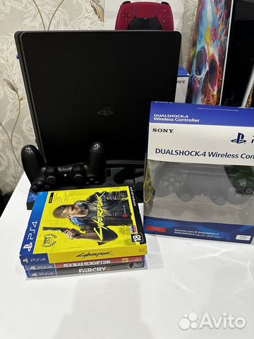 PS4 Slim с играми купить в Новосибирске | Электроника | Авито