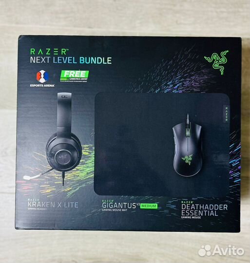 Razer next level bundle мышка наушники коврик