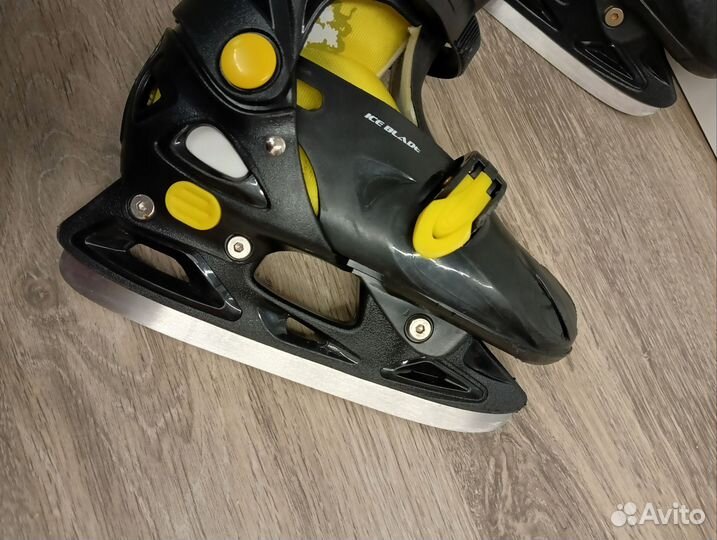 Коньки ледовые раздвижные 33-36