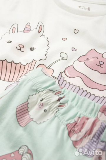 Пижама для девочки 110 140 C&A