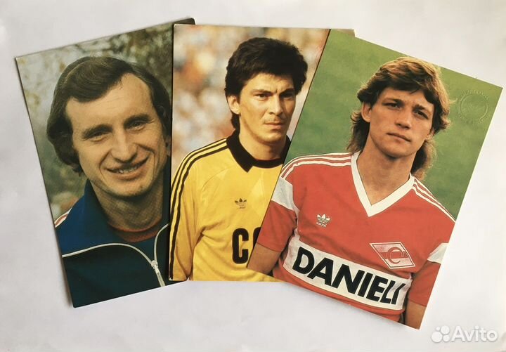 Открытки Футбольные звёзды московского Спартака