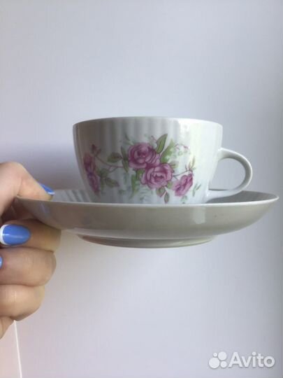 Чайная пара Дулево 1967 год