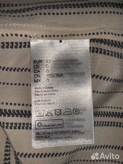 Топ, майка H&M шелк XS