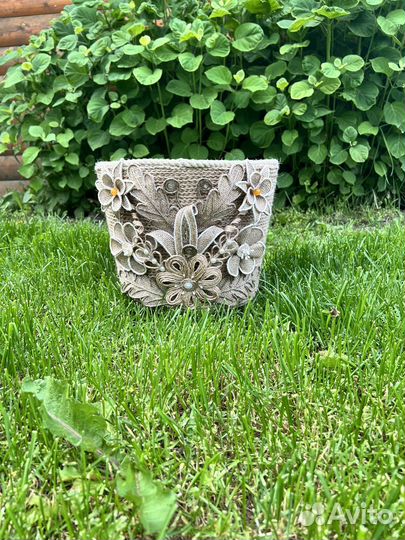 Кашпо ручной работы
