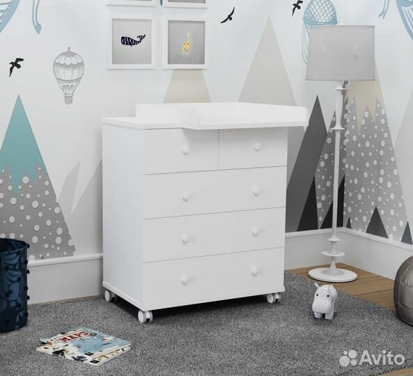 Комод со съемным пеленальным столиком