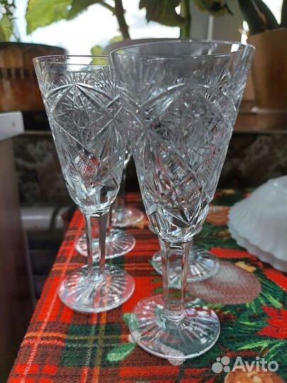Хрустальные рюмки СССР