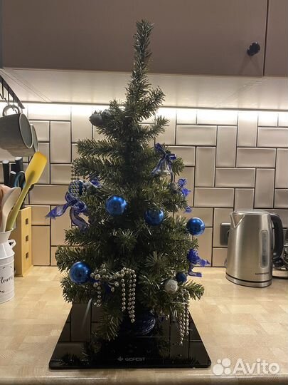 Елка искусственная в горшке 65 см