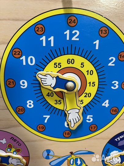 Доска часы-календарь