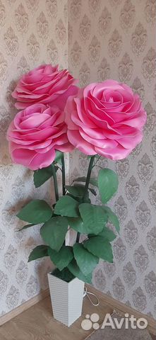 Цветы из изолона