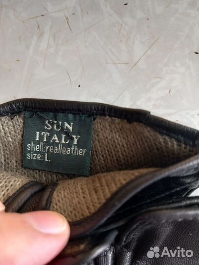 Перчатки женские кожаные новые 6,5