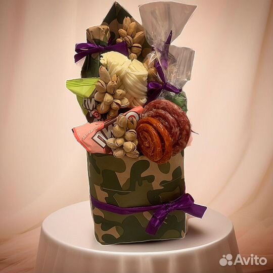 Съедобные букеты для мужчин