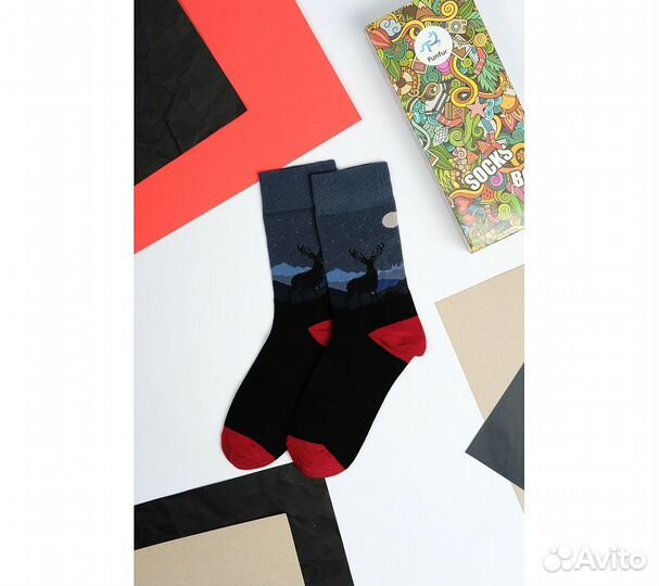 Носки Funfur Wolf в наборе 5 пар