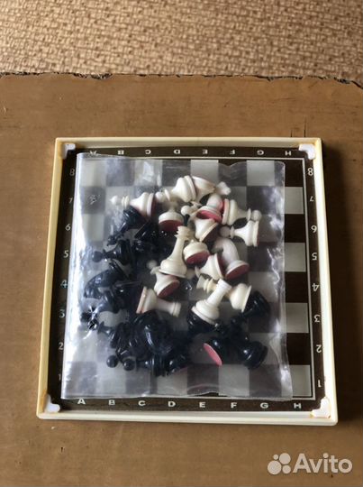 Шахматы дорожные СССР на магнитах