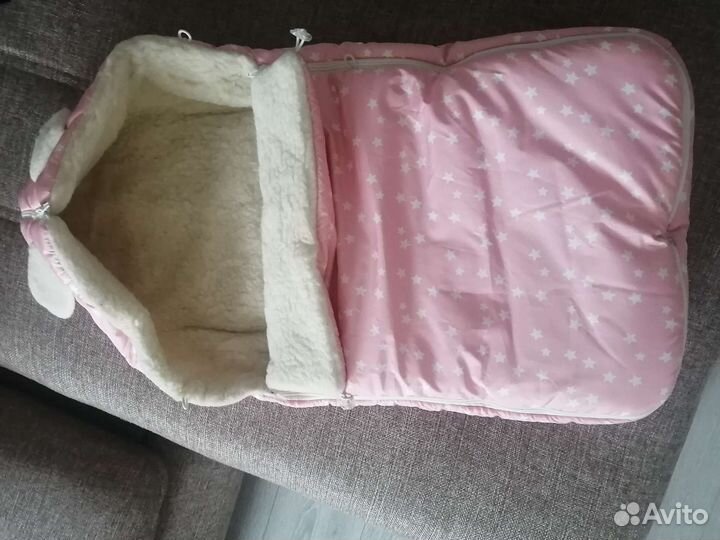 Зимний конверт в коляску