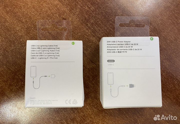 Зарядка для iPhone 20w кабель lightning USB-C