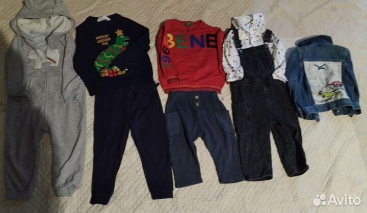 Вещи пакетом для мальчика 86 92