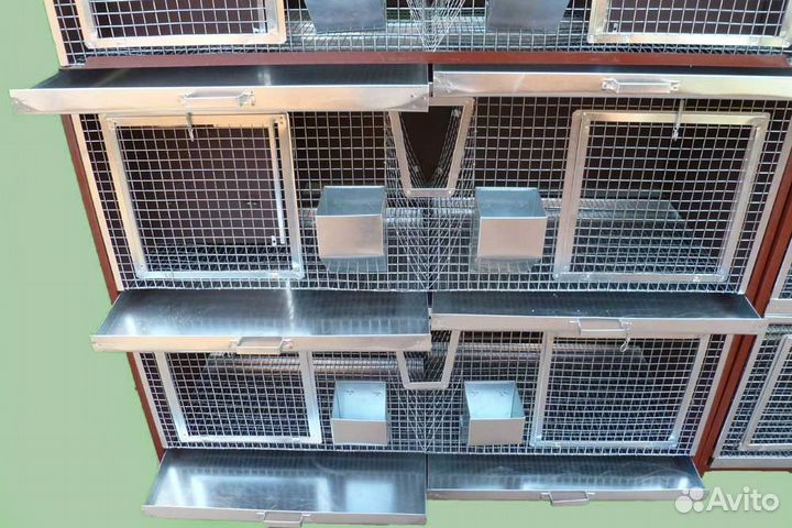 Клетка для кроликов многоярусная