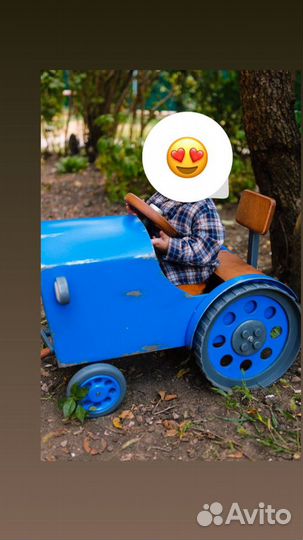 Реквизит для фотосессии трактор новый