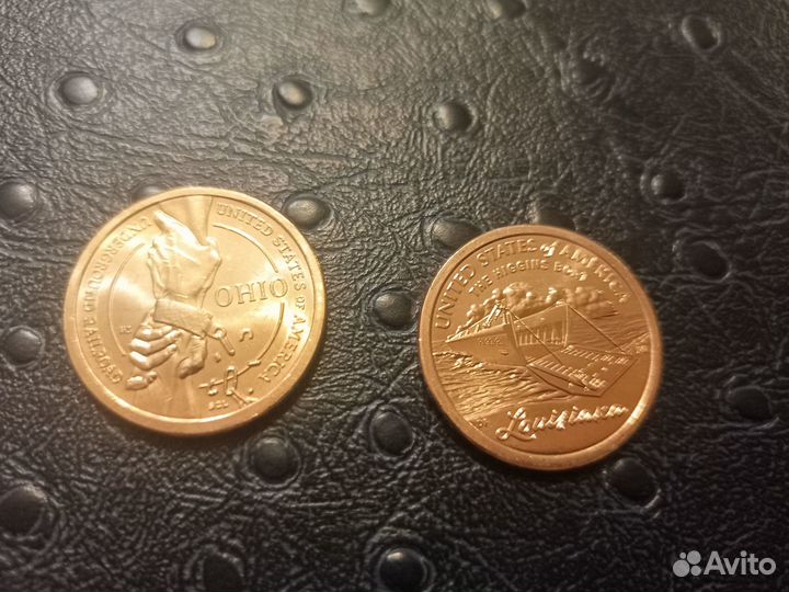 1 доллар 2023 Инновации Огайо и Луизиана