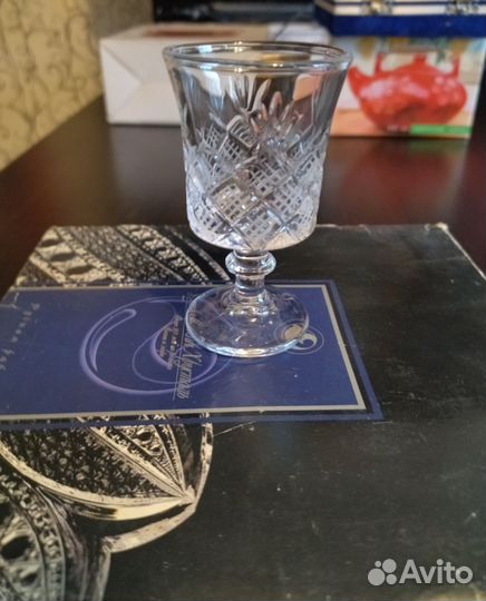 Хрустальные рюмки СССР новые