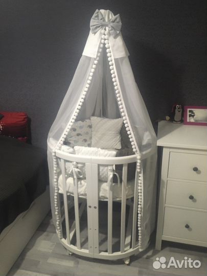 Кроватка круглая ellipse