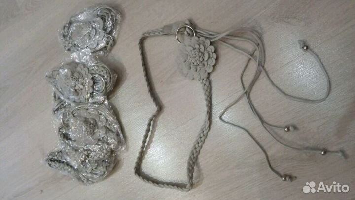 Ремень новый цветок с косой