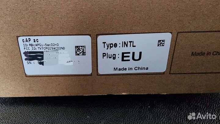 Mikrotik cap ac wifi точка доступа