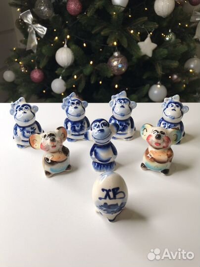 Фигурки гжель