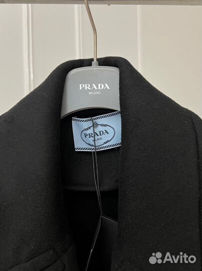 Шерстяное пальто prada женское premium