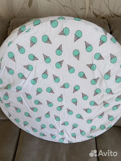 Матрас детский круглый 75*75