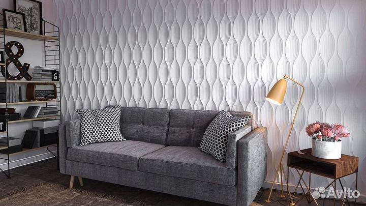 3д гипсовая панель Клипс