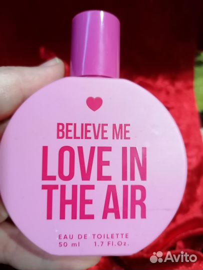 Туалетная вода Believe me Love in the air