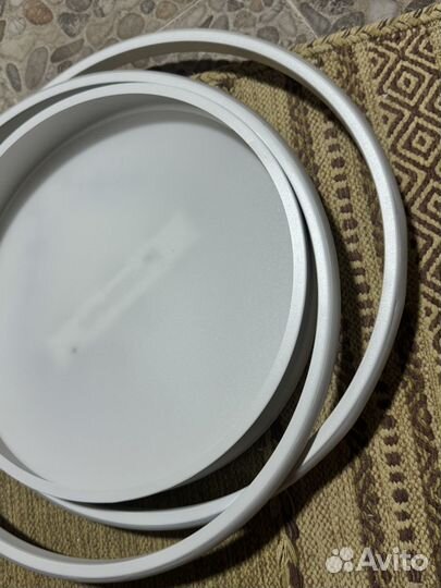 Светодиодная люстра с пультом белая ACL-107-2-3