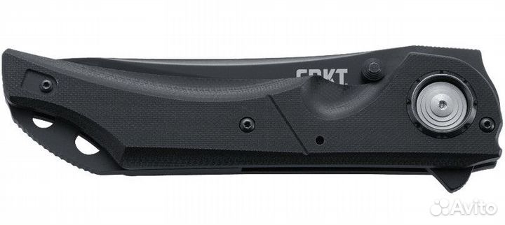 Складной нож crkt Seismic Black, сталь 1.4116