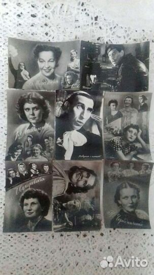 Набор открыток артистов