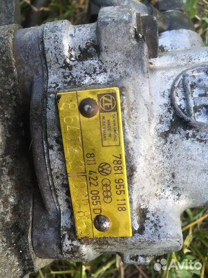 Рейка рулевая ауди 80. ZF