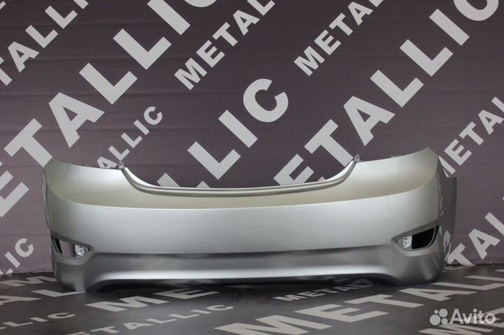 Бампер серебряный hyundai solaris 10 / серебристый