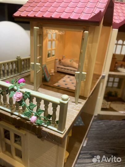 Sylvanian families сильвания большой дом с мебелью