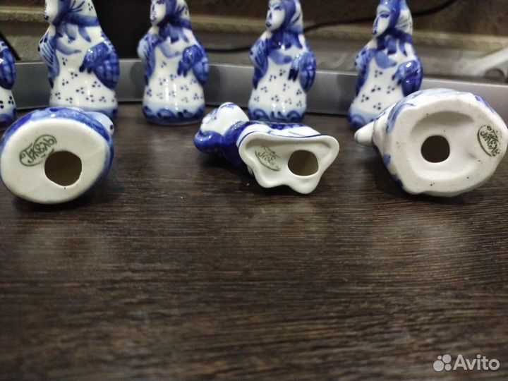 Фигурки Гжель СССР