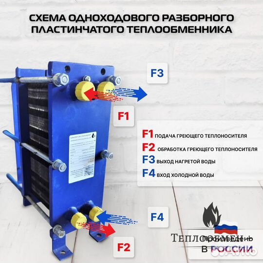 Теплообменник SN 04-68 для отопления 85кВт