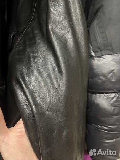 Кожаная куртка мужская 48 размер натуральная кожа