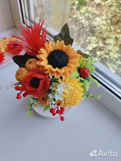 Мыло ручной работы. Букеты