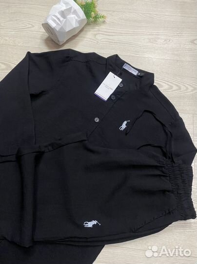 Мужской льняной костюм Polo Ralph Lauren