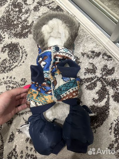 Теплая куртка для собаки