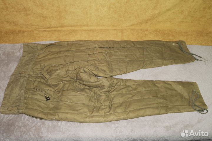 Ватные брюки